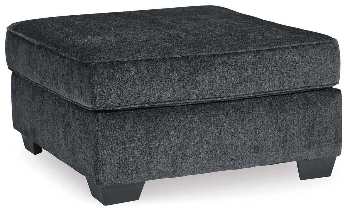 Rylo Chair and Ottoman in Slate II