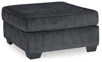 Rylo Chair and Ottoman in Slate II