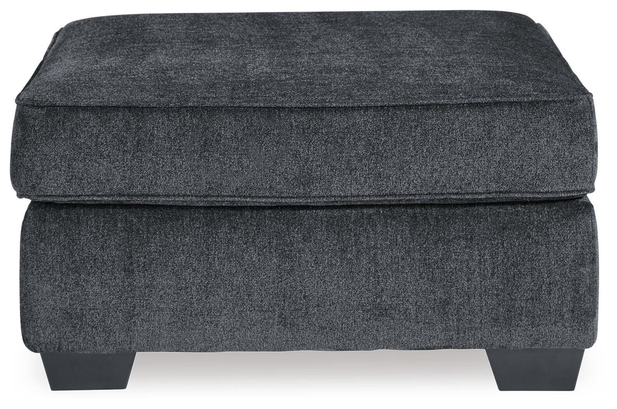 Rylo Chair and Ottoman in Slate II