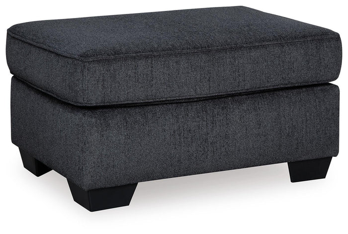Rylo Ottoman in Slate