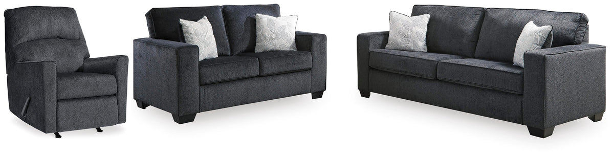 Rylo Sofa with Loveseat and Recliner
