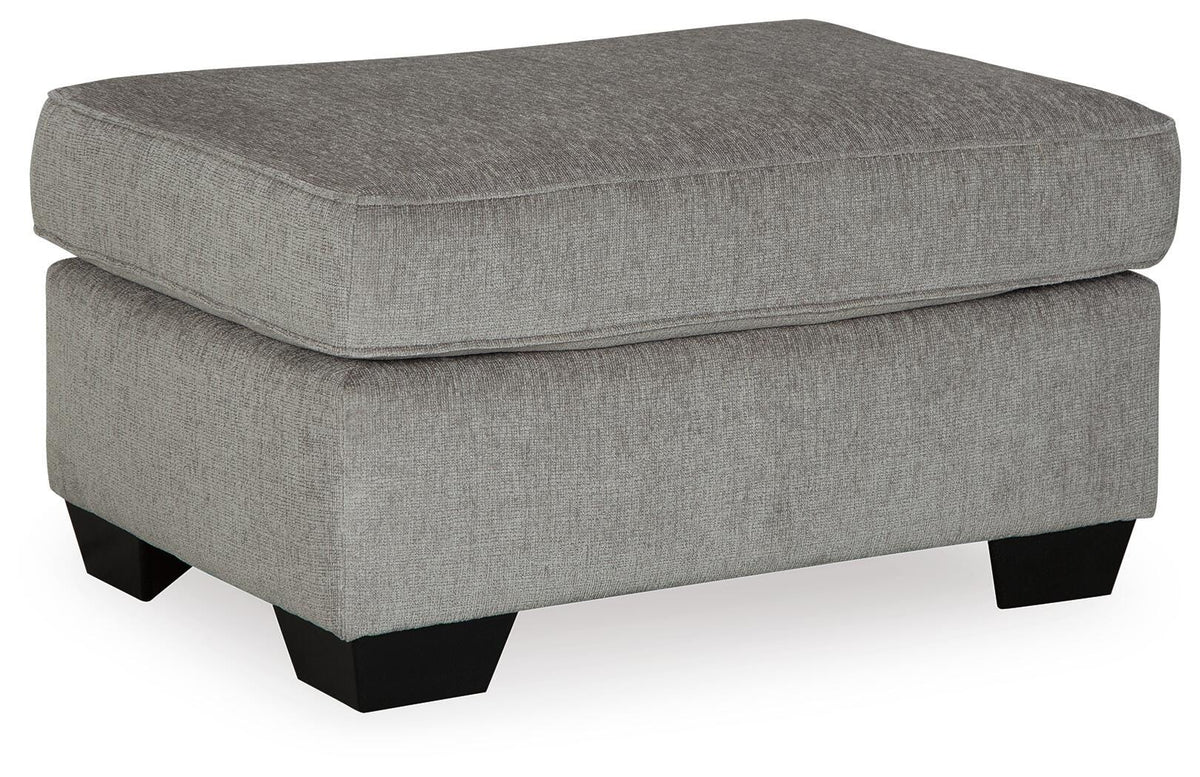 Rylo Ottoman in Alloy