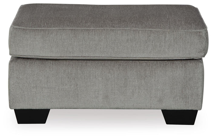 Rylo Ottoman in Alloy