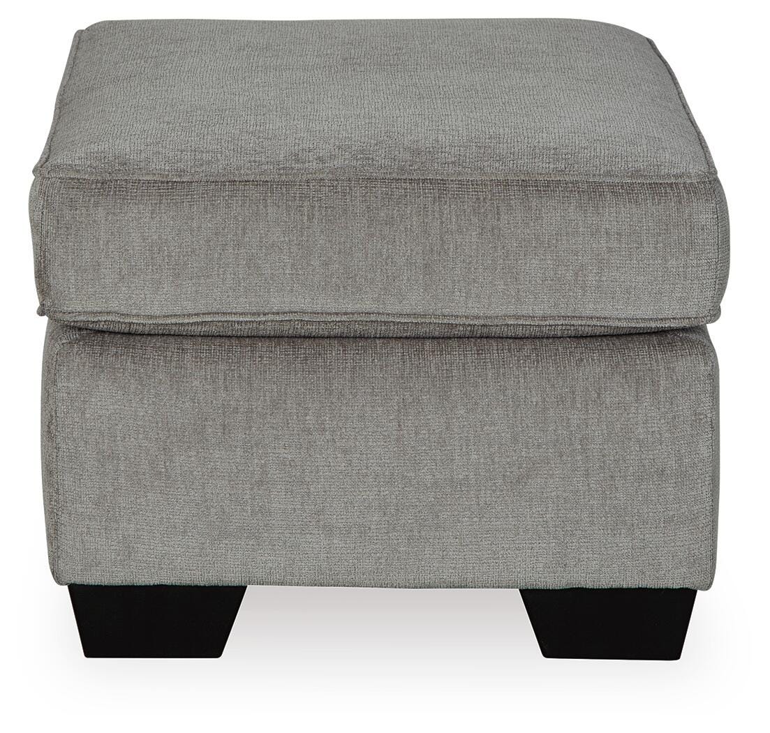 Rylo Ottoman in Alloy