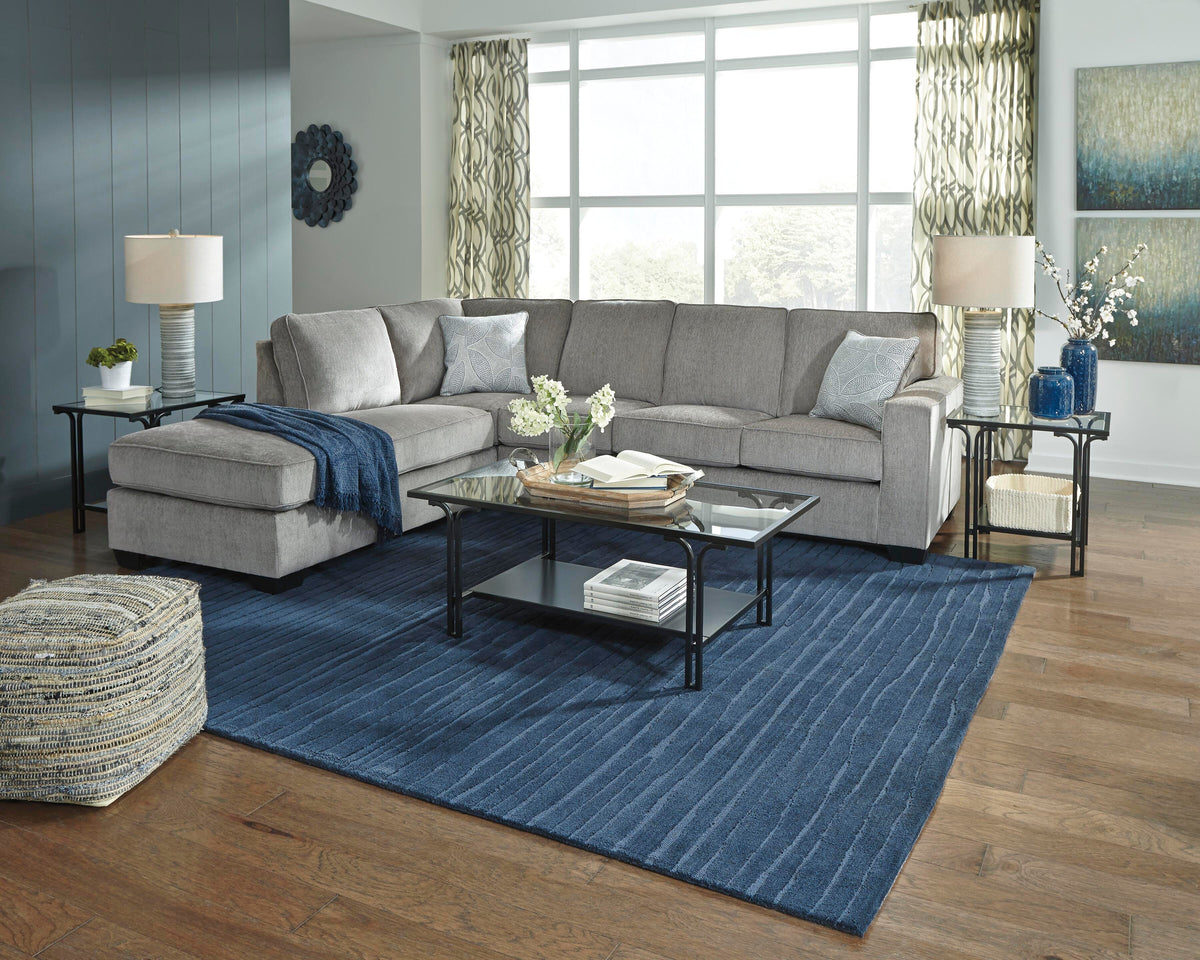 Rylo 2-Piece Sectional with Chaise in Alloy II