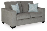 Rylo Loveseat in Alloy