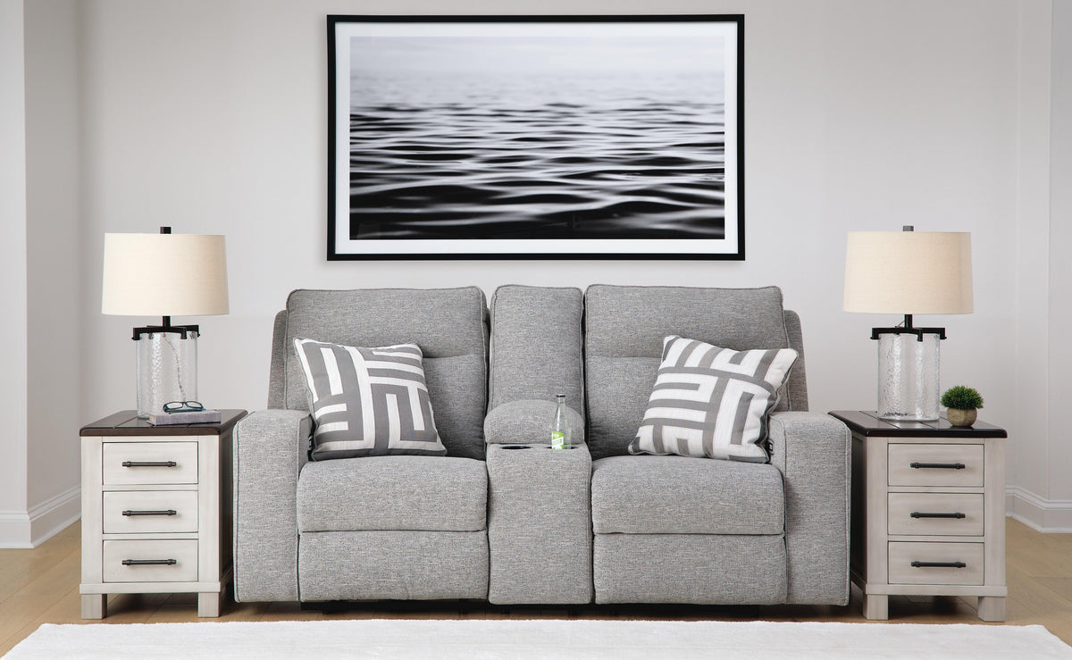 Vantar Power Reclining Sofa and Loveseat