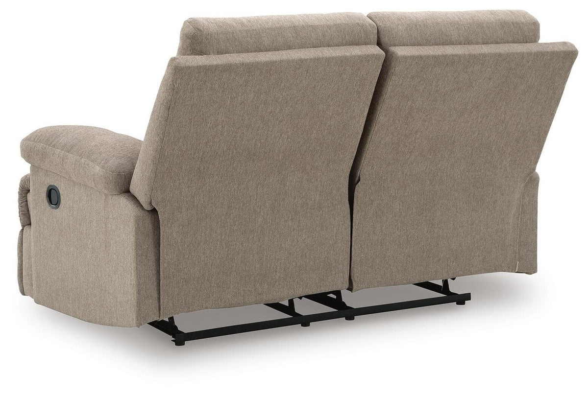 Verrin Reclining Loveseat in Mocha