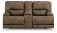 Cobden Bay Power Reclining Loveseat with Console