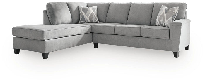 Wrenley 2-Piece Sectional with Chaise in Steel