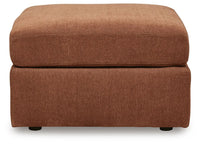Marlow Oversized Accent Ottoman in Spice