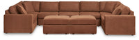 Marlow 7-Piece Sectional and 2 Ottomans