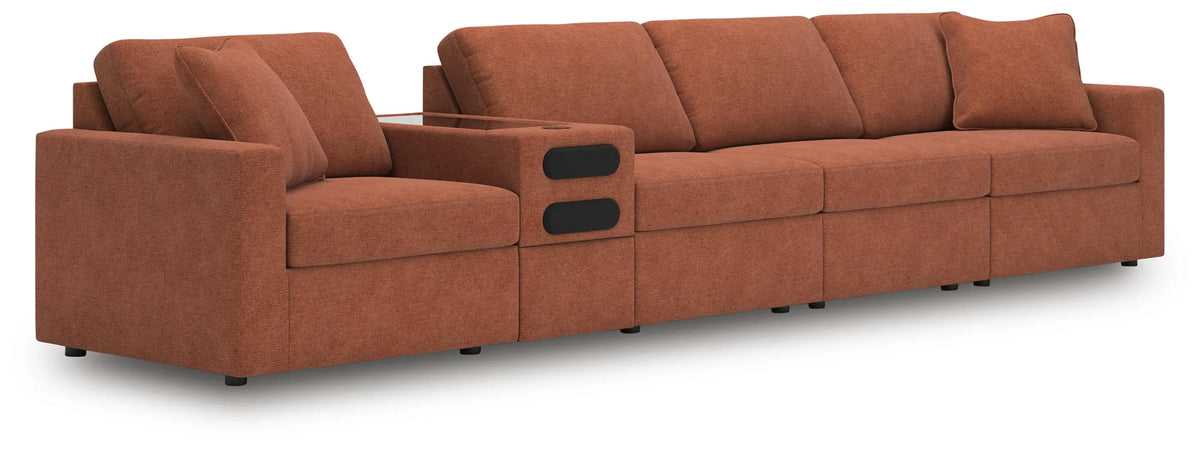 Marlow 5-Piece Sectional in Spice IV