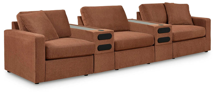 Marlow 5-Piece Sectional in Spice II