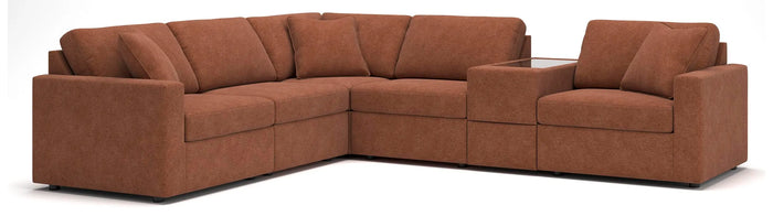 Marlow 6-Piece Sectional in Spice II