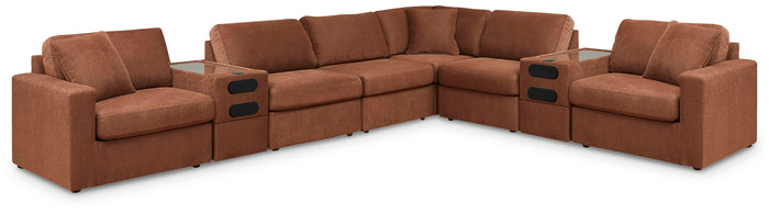 Marlow 8-Piece Sectional in Spice II