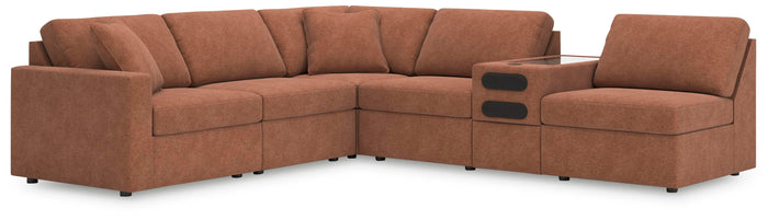 Marlow 6-Piece Sectional in Spice IV