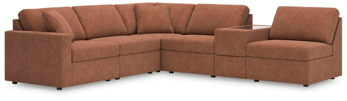 Marlow 6-Piece Sectional in Spice VI