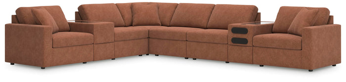 Marlow 8-Piece Sectional in Spice III
