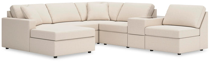 Marlow 6-Piece Sectional with Chaise in Oyster III
