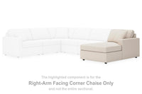 Marlow 6-Piece Sectional with Chaise and Ottoman in Oyster Default