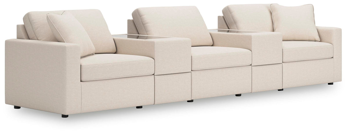 Marlow 5-Piece Sectional in Oyster Performance Fabric II