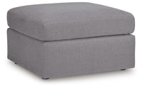 Marlow 5-Piece Sectional and Ottoman in Granite