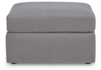 Marlow 5-Piece Sectional and Ottoman in Granite