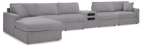 Marlow 6-Piece Sectional in Granite Default