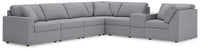 Marlow 7-Piece Sectional in Granite Performance Fabric III