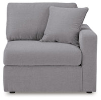Marlow 8-Piece Sectional and Ottoman in Granite