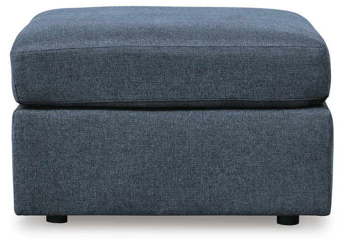 Marlow Oversized Accent Ottoman in Ink