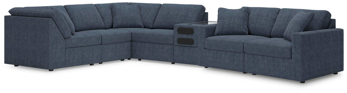 Marlow 7-Piece Sectional with Audio Console