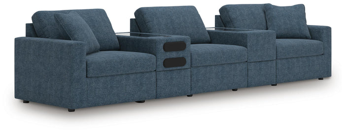 Marlow 5-Piece Sectional with Audio System in Ink