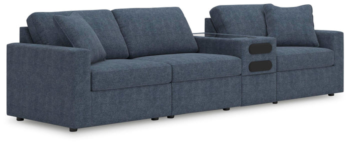 Marlow 4-Piece Sectional in Ink Performance Fabric II
