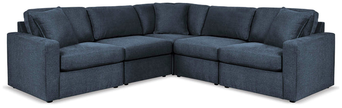 Marlow 5-Piece Sectional in Ink Performance Fabric II