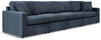 Marlow 4-Piece Sectional in Ink Performance Fabric