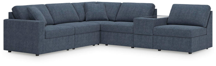 Marlow 6-Piece Sectional in Ink Performance Fabric V