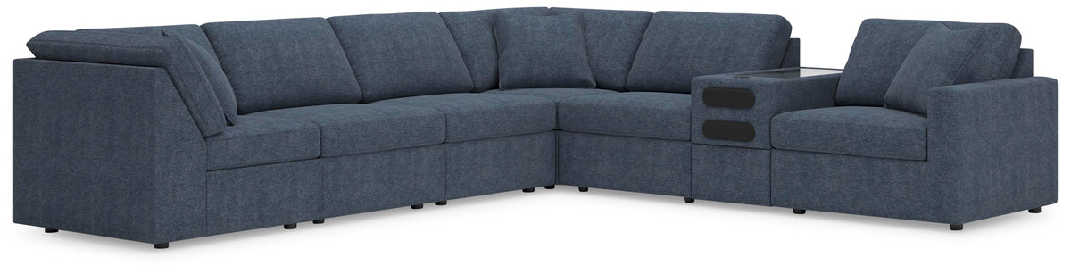 Marlow 7-Piece Sectional in Ink Performance Fabric II