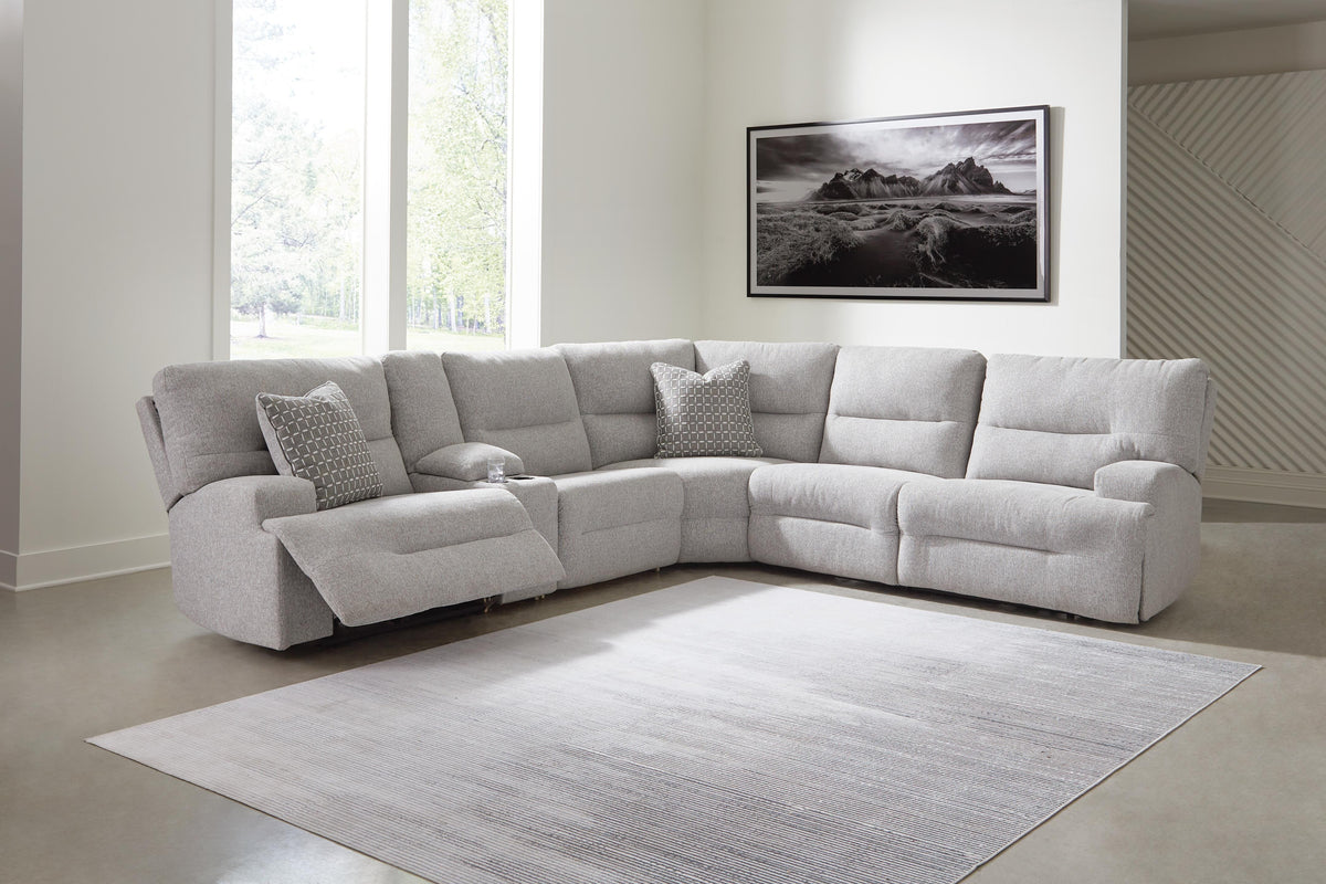 Vantry 6-Piece Power Reclining Sectional