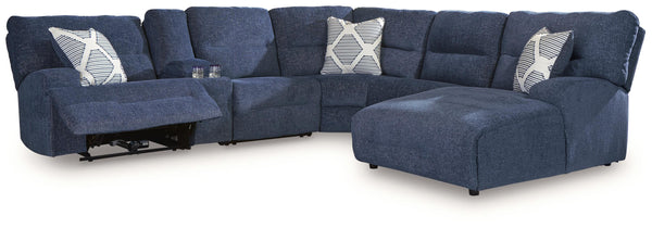 Acklen Place 6-Piece Power Reclining Sectional with Chaise