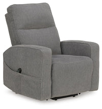 Renzo Power Lift Recliner in Gray