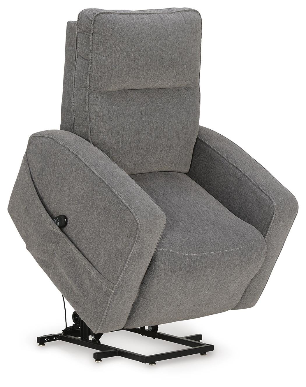 Renzo Power Lift Recliner in Gray