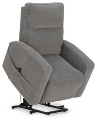 Renzo Power Lift Recliner in Gray