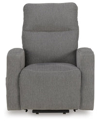 Renzo Power Lift Recliner in Gray