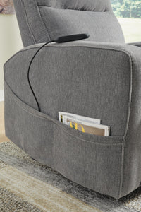 Renzo Power Lift Recliner in Gray