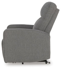 Renzo Power Lift Recliner in Gray