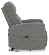 Renzo Power Lift Recliner in Gray