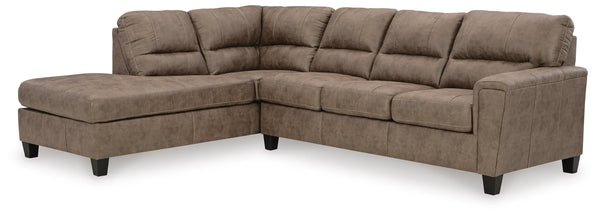 Navi 2-Piece Sectional Chaise Sleeper Sofa