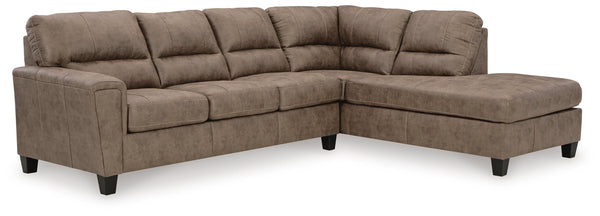Navi 2-Piece Sectional Chaise Sleeper Sofa